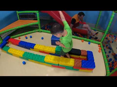 Happy boy playing in indoor playground. Babalu Park is an ideal place for the kids.
