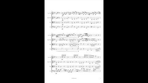 String Quartet No.1 in F minor - I. Allegro con fuoco [Original Composition]