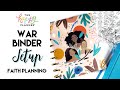 Setting Up My WAR BINDER for 2021| Classic Happy Planner®| Faith Planner