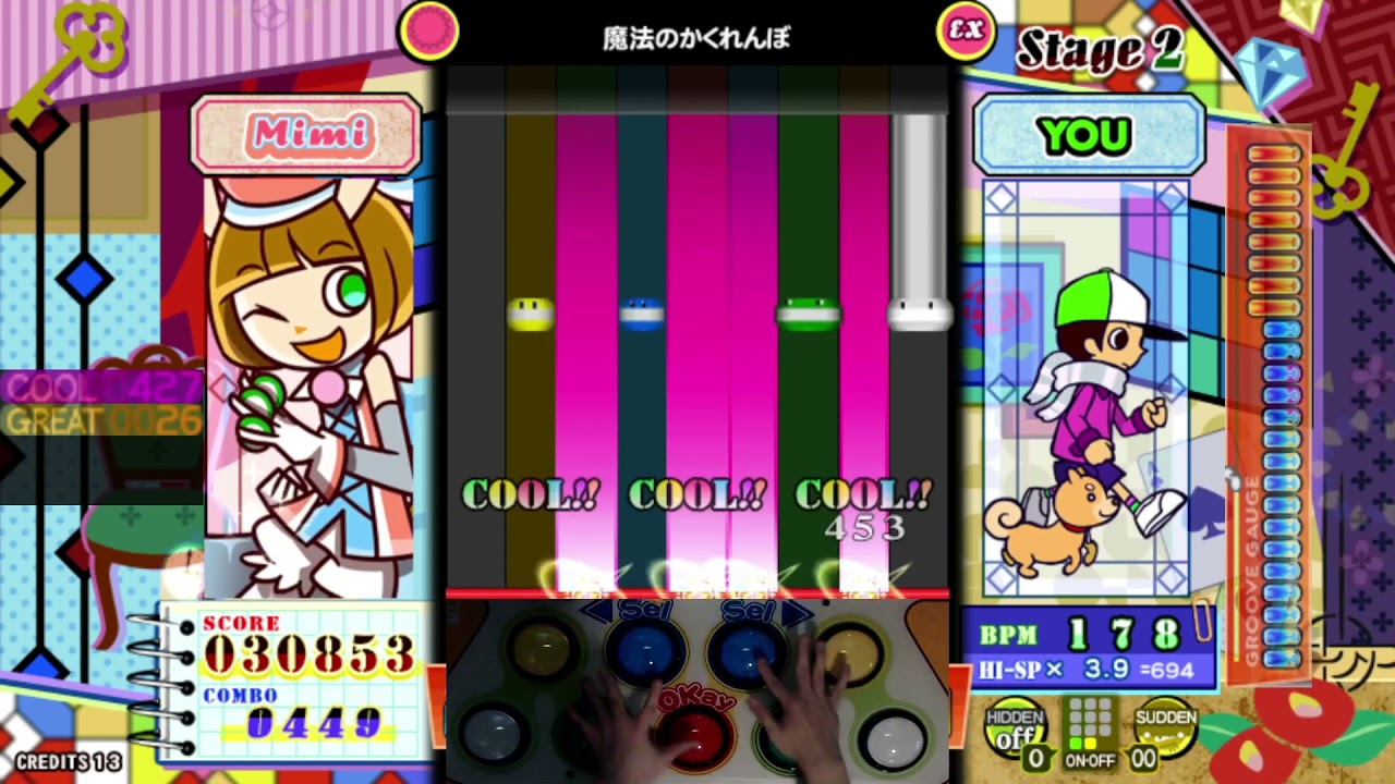 ポップン] 魔法のかくれんぼ EX - YouTube