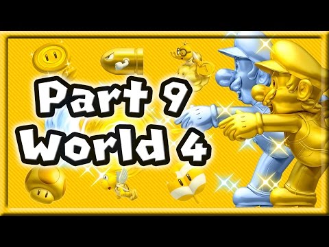 New Super Mario Bros 2 Walkthrough Part 9 - World 4