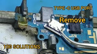 Type-c usb port replacement || type -c charging port changing