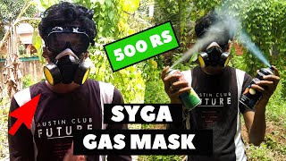 SYGA Gas Mask Unboxing and Review ✅ Activated Carbon Cartridge Mask Under 500 Rs