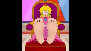 Princess Peachs Feet Tease
