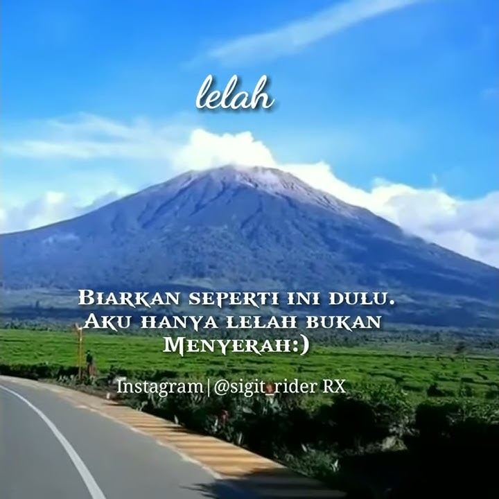 STORY WA 30 DETIK| aku hanya lelah bukan menyerah