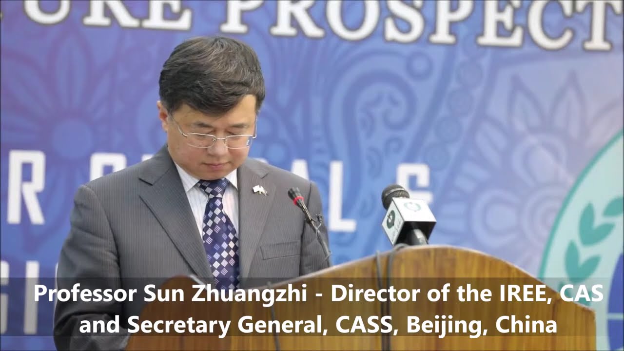 Professor Sun Zhuangzhi - Director, IREE, CAS, Secretary General, CSCOS, CASS, China