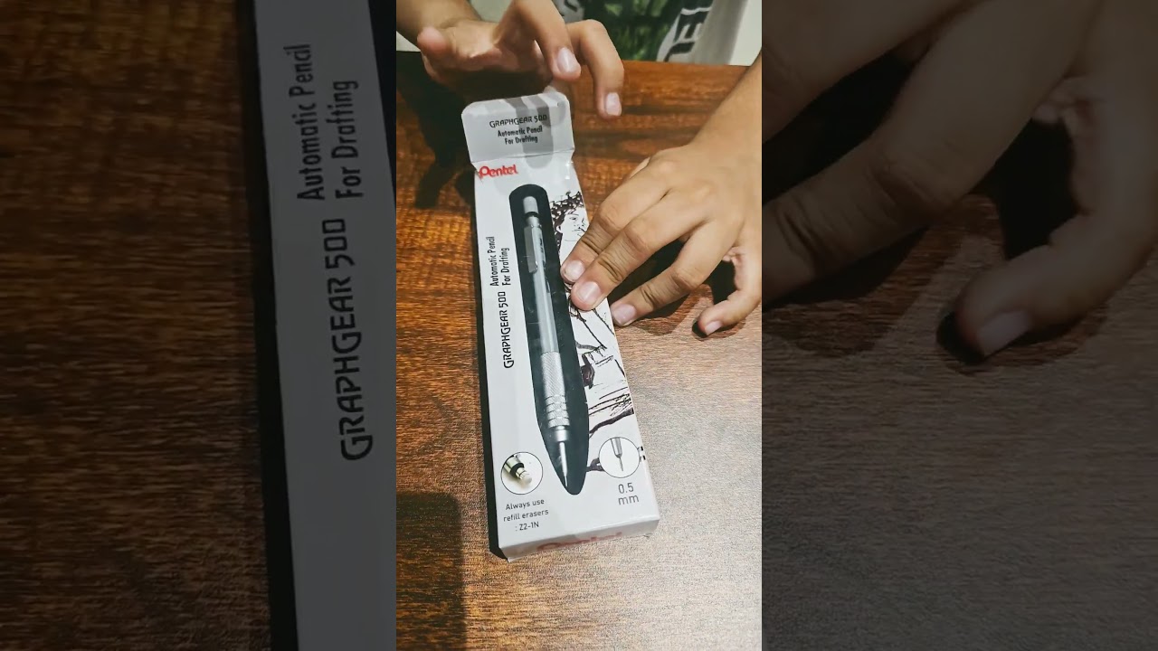 unboxing pentel graphgear500 @pentelgraphgear500