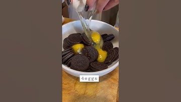 Thumbnail of How I Make Oreo Cake part1 #oreo #cake #shorts