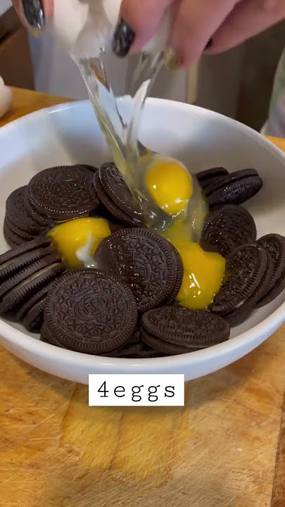 How I Make Oreo Cake part1 #oreo #cake #shorts