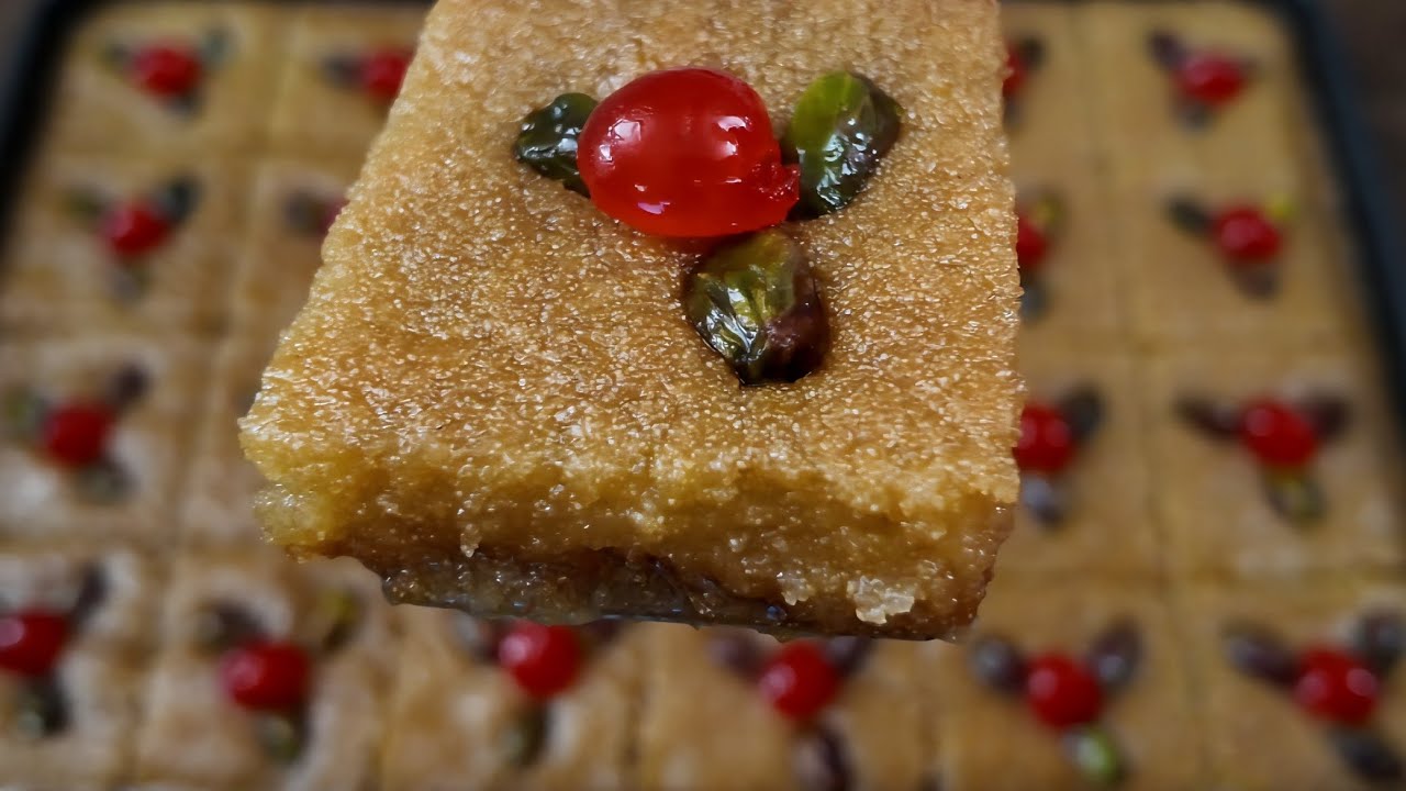 السر الحقيقي للبسبوسة المرملة الطرية 😍💯  Basbousa árabe húmeda perfecta