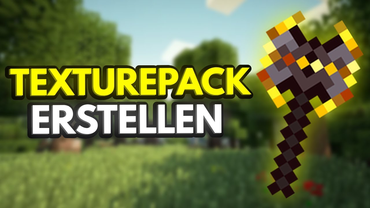 Wie man ein CUSTOM TEXTUREPACK für Minecraft erstellt