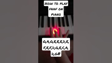 Thumbnail of how to play fnaf on piano