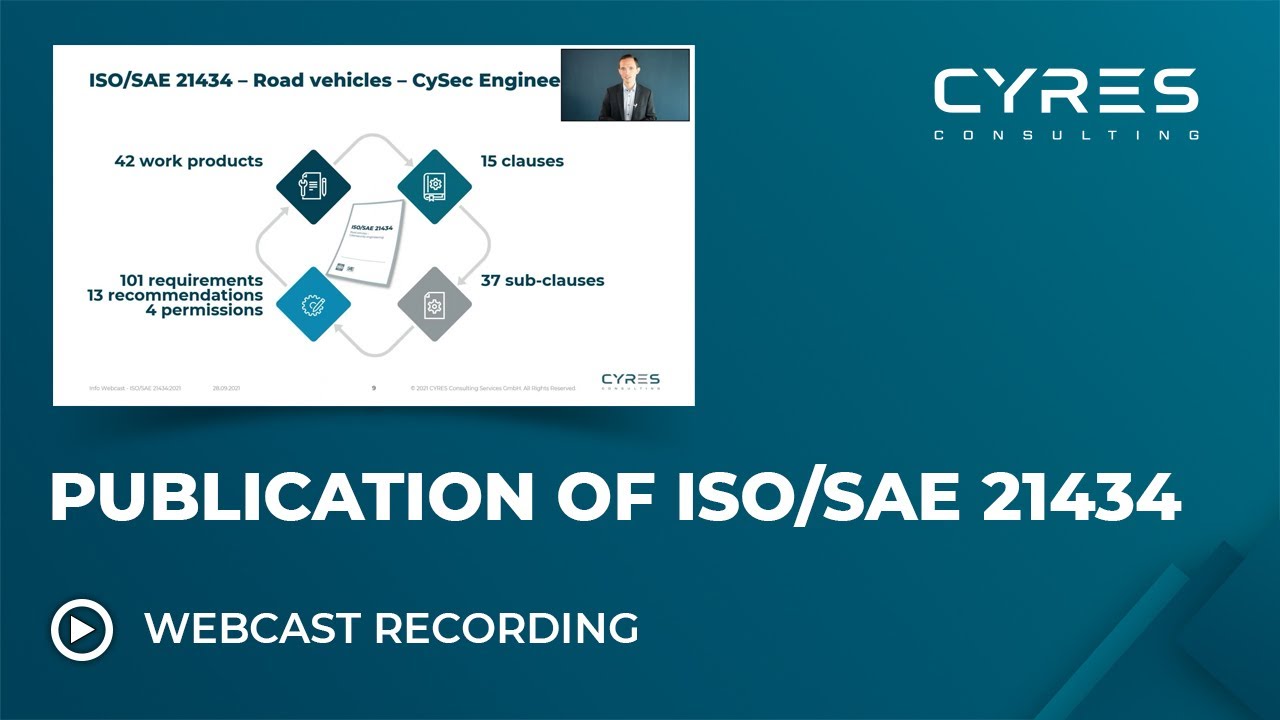 ISO/SAE 21434 Official Publication [Full Recorded Webcast] - YouTube