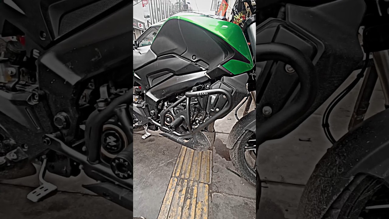 BEST ACCESSORIES FOR DOMINAR 400 || CRASH GUARD. FRONT FORK SLIDER. NO PLATE MOUNT 