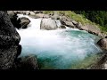 Calming Bright Mountain Stream (Creek). Relaxing Water Sounds. (10 Hours). White Noise for Sleeping.