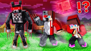 JJ become WEREWOLF every Night Blood Moon in Minecraft Challenge - Maizen JJ and Mikey
