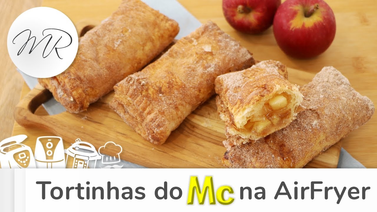 Tortinhas de Maçã Tipo McDonald's na AirFryer - Fritadeira Sem Óleo