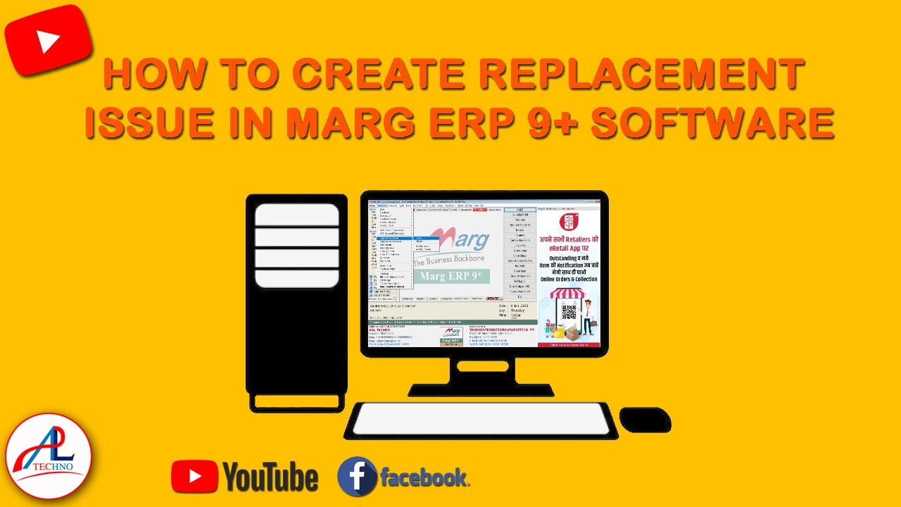 How To Create Replacement Issue In Marg ERP +9+ Software | #adltechno ...