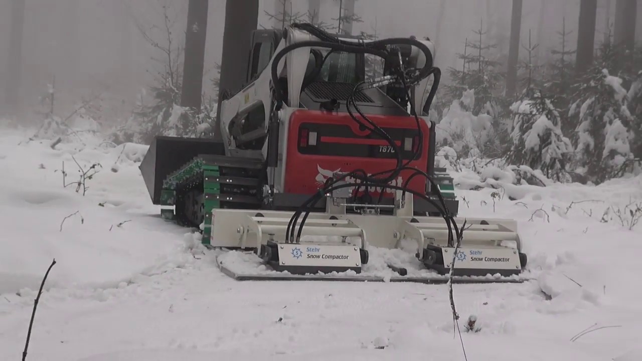 Stehr Snow Compactor - Schneeverdichtung - YouTube