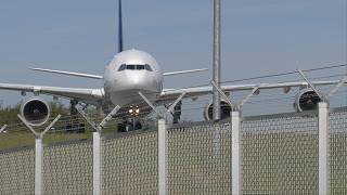 1 h 15 min Luftverkehr um und auf der Startbahn West #aviation #planespotting