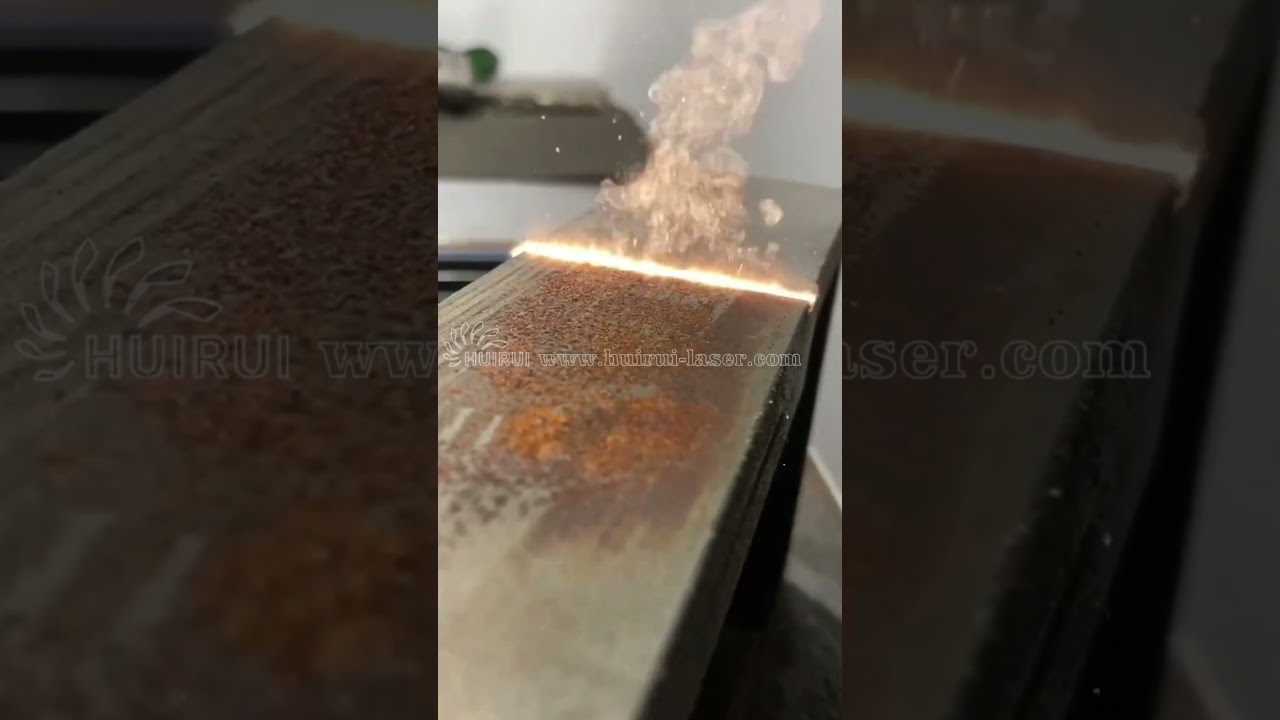 Laser rust removal and laser cleaning of metal workpieces