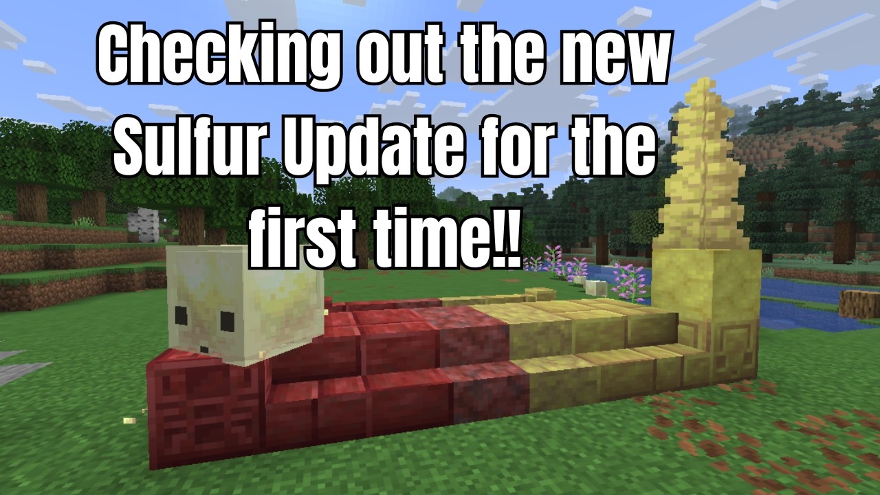 Sulfur Spring Minecraft Update Checking out the New Sulfur Update in Minecraft! - YouTube