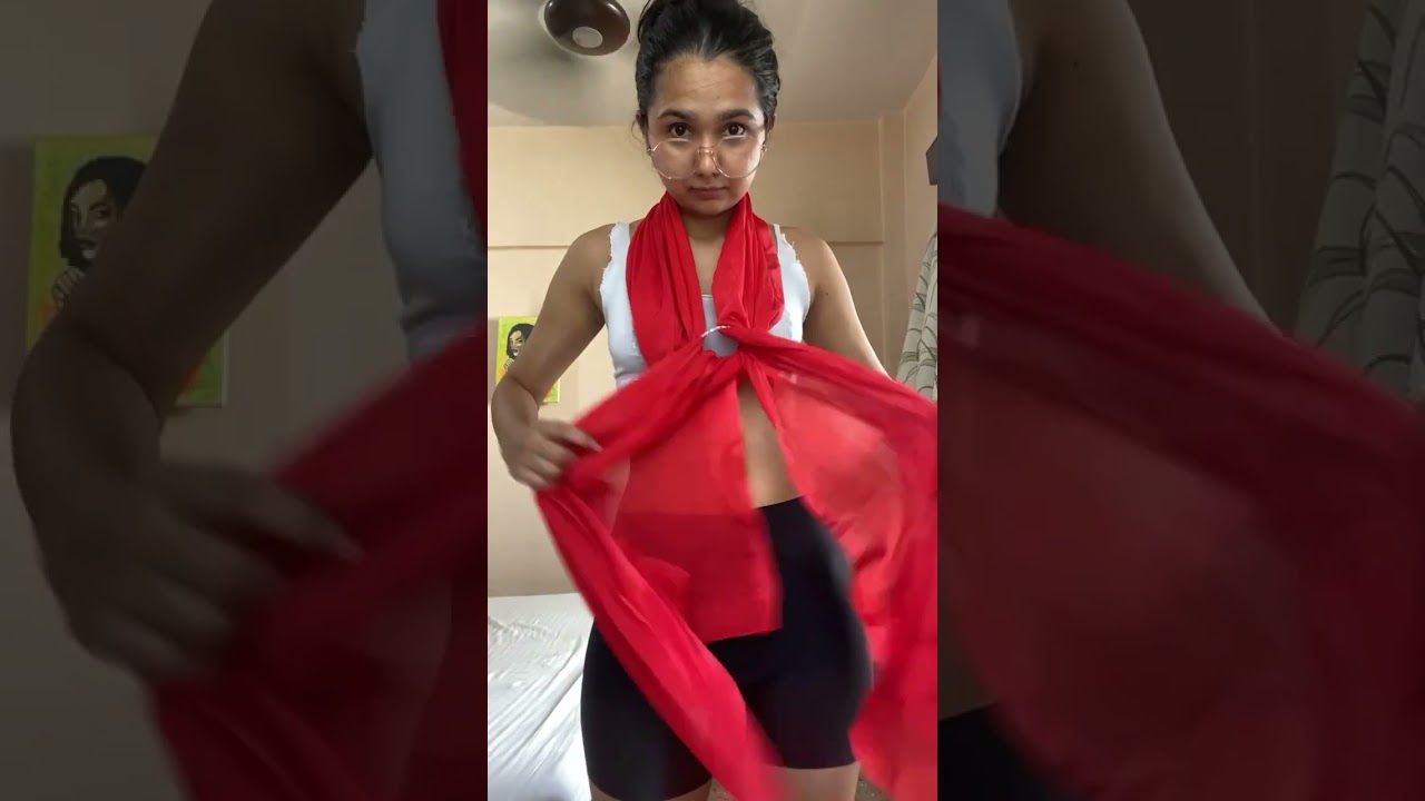 Easily turn a scarf into a top #fashion #grwm #diyideas   #fashionhacks