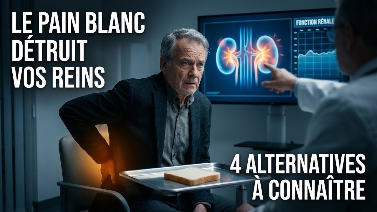 Ne mangez plus jamais de pain blanc ! Voici 4 alternatives qui sauvent vos reins.