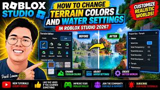 How to Change Terrain Colors and Water Settings in Roblox Studio 2026