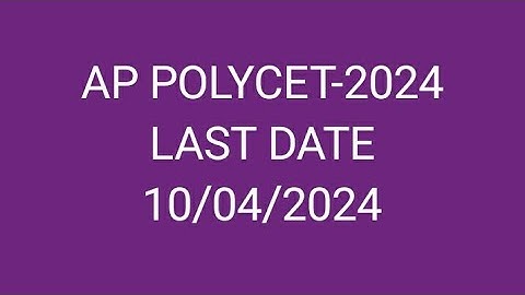 APPOLYCET-2024 Application LastDate 10/04/2024|Polytechnic course #shorts #apsbtet #diploma #polycet