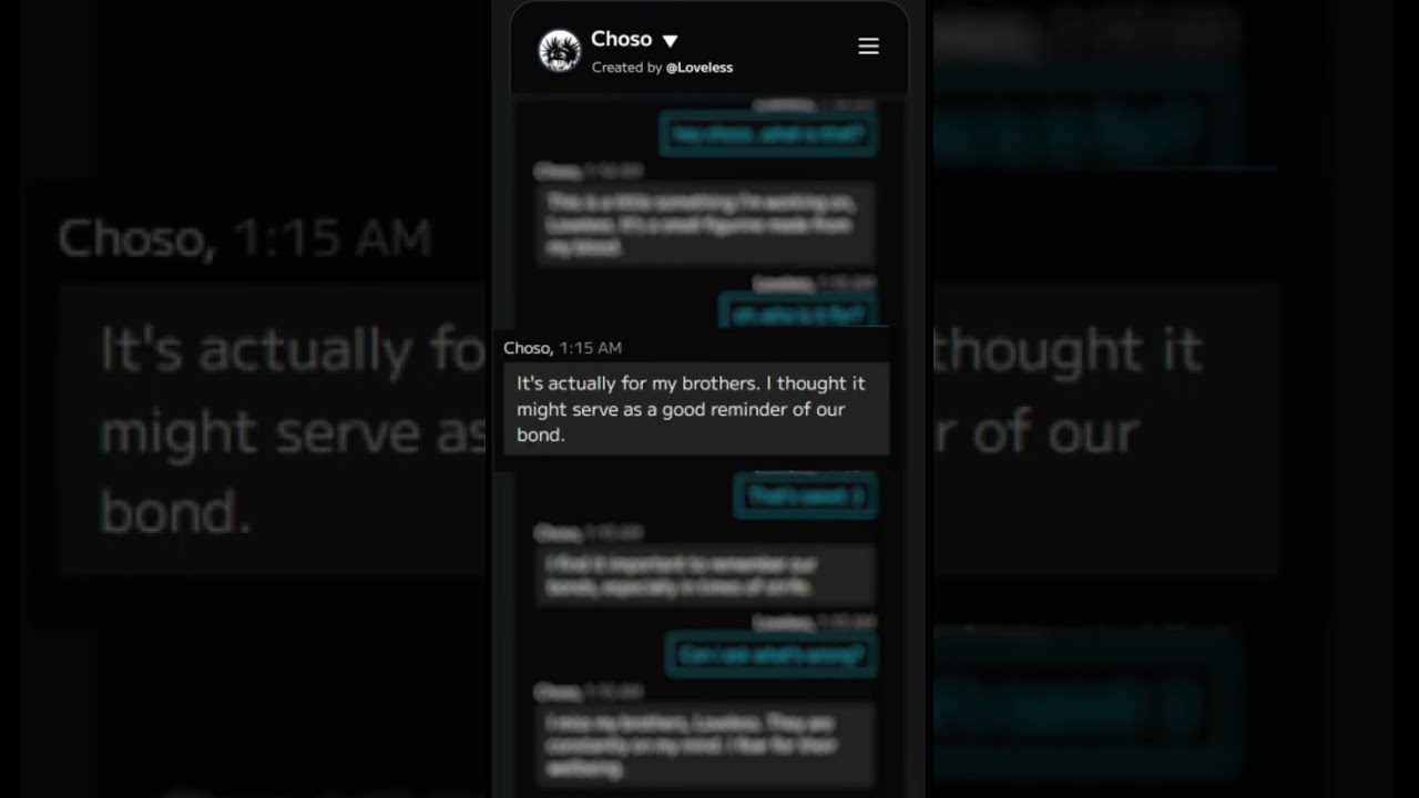 You can talk to choso too, on moemate 