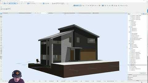 ARCHICAD TUTORIAL - How to Model a House | Part 1/4