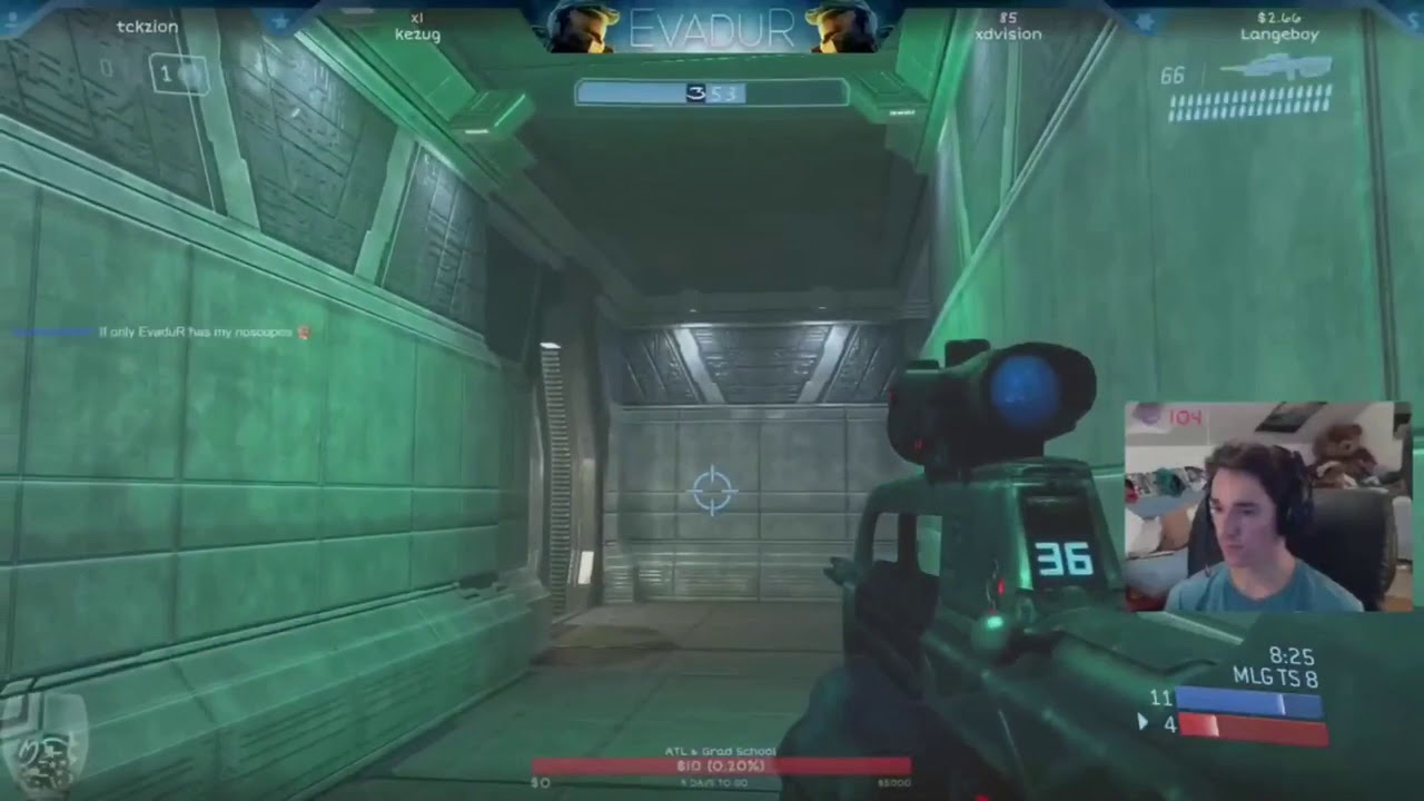 Evadur vs Ravag3 ($200 Halo 3 1v1)