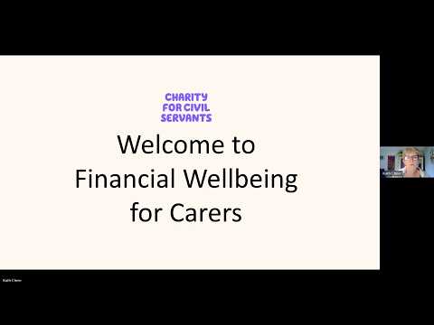 Charity for Civil Servants - Financial Wellbeing for Carers
