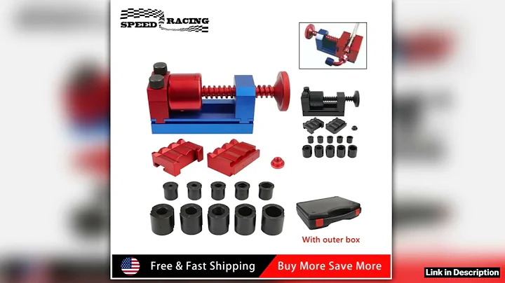 Hose Fittings Installation Tool Kit For Assembling AN4AN12 Connectors Aluminum Alloy Braided Hose F