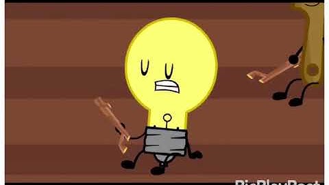 Lightbulb eat some sticks