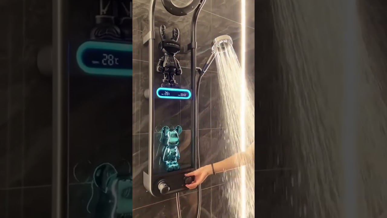 Spa Time Rainfall Elegant Digital Shower Set ( # 2343  ) 1️⃣ Product Link in Bio