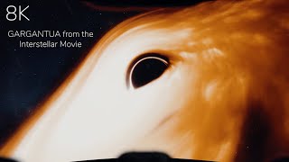 Falling into GARGANTUA from the Interstellar Movie [8K]