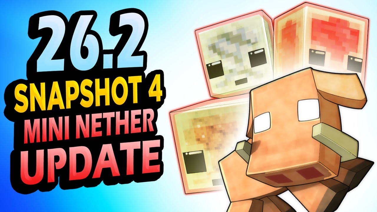 ✅ Modo PACÍFICO mejorado 👉 26.2 Snapshot 3 Minecraft Granito y Toba