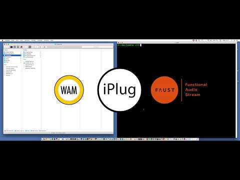 iPlug 2 - FAUST / WAMs / AUv3 intro tutorial