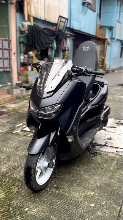 Poging pablo Nmax v2 matte black #nmax155 #nmaxv2 #nmaxmodif #yamahanmax