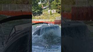 They did NOT expect to see WAVES this BIG in a NO WAKE ZONE! 😳 | Jersey Boats