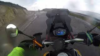 Subiendo Alto del SEGREDAL. (Moto Guzzi V85TT). ASTURIAS