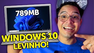 Esse WINDOWS 10 LITE é a salvação para NOTEBOOKS e PCS ANTIGOS!