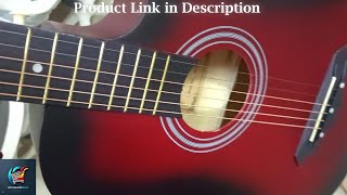 Intern Right hand Acoustic Guitar Kit, With Bag, Strings, Pick, Strap and String Winder 38 inch Red