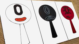 Drawing All Phases In New Incredibox Sprunki Oc Of Zero From Numberblocks From Phase 1 To 3