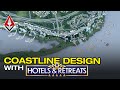 Coastline Design with Hotels and Retreats and more in Hilly Strait City Ep 11