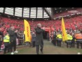 Alex ferguson Reception At Old Trafford! ( Manu Vs Swansea )
