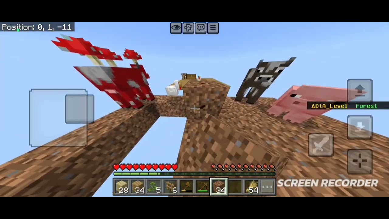 My first day in one block world 😁😁