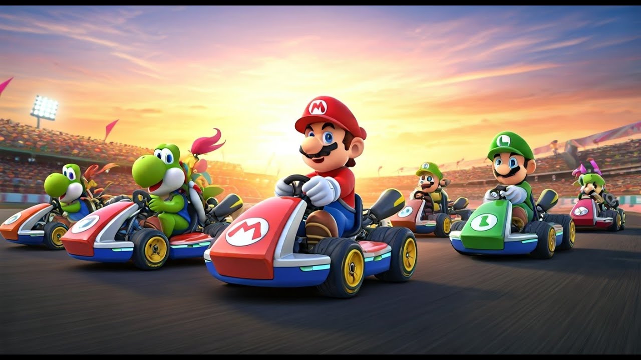 Mario Kart 8 Deluxe Mushroom Cup 50cc/100cc/150cc/200cc(Grand Prix)